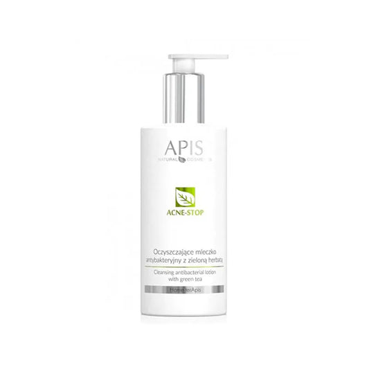 Apis Acne-Stop Leche Limpiadora Antibacteriana y Desmaquillante Folicular: Limpia en Profundidad, Controla la Grasa y Equilibra la Flora de la Piel