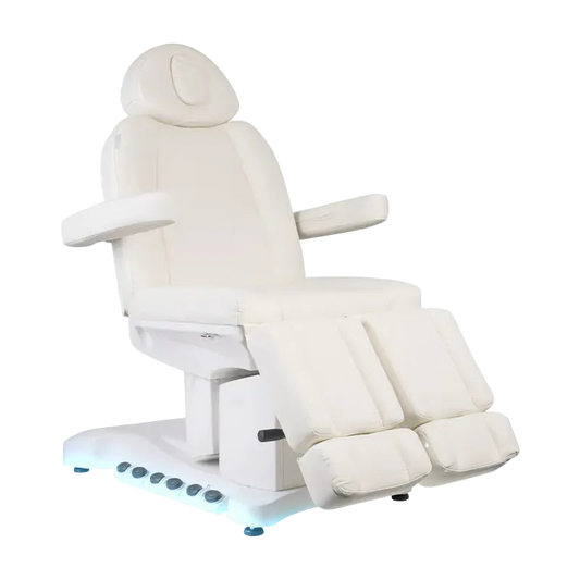 Sillón Eléctrico de Podología y Pedicura Spa de Alta Gama: Asiento Calefactable, Luz Ambiental LED y Máxima Ergonomía Operativa