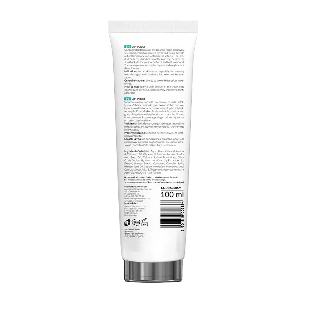 Api-Podo crema regeneradora e hidratante pies Apis cosmetics 200 ml