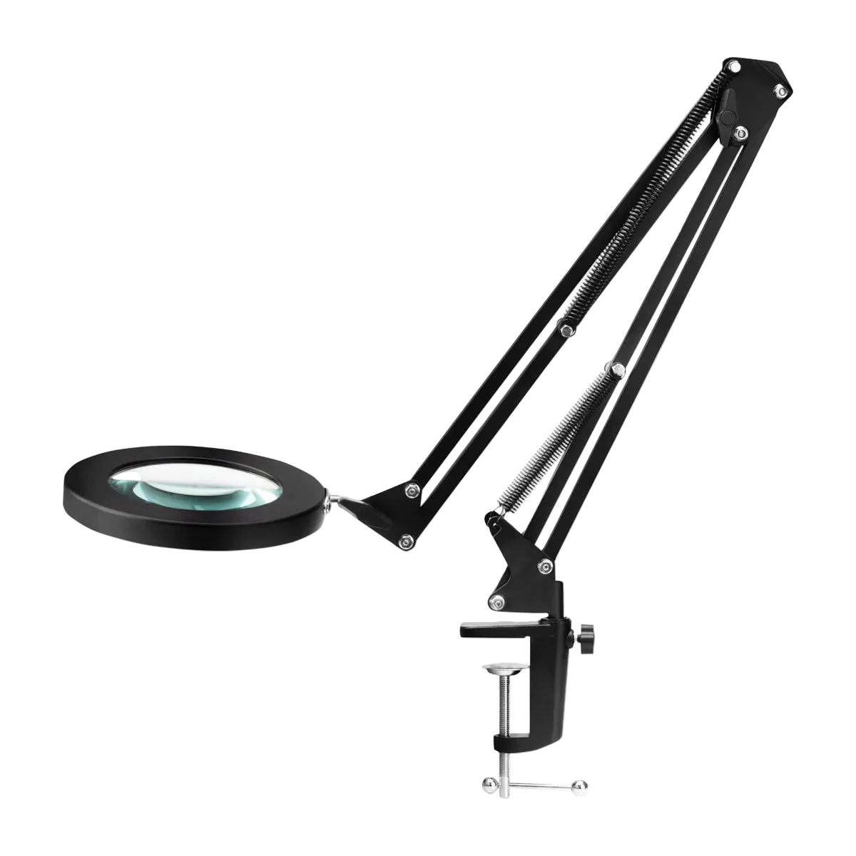 LED SMD lámpara lupa sobremesa, mod. 308, color negro