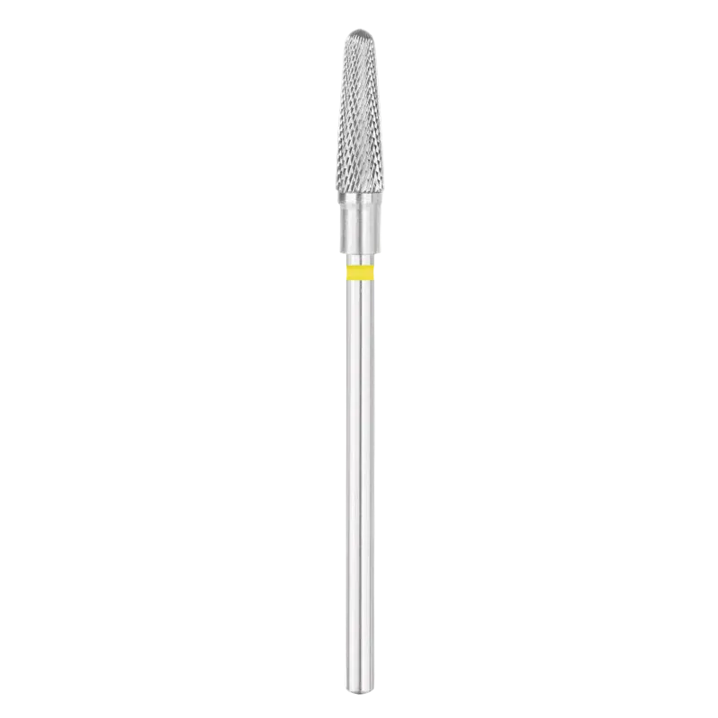 Fresa de carburo cónica Ø4.0 mm, grano muy fino - amarillo