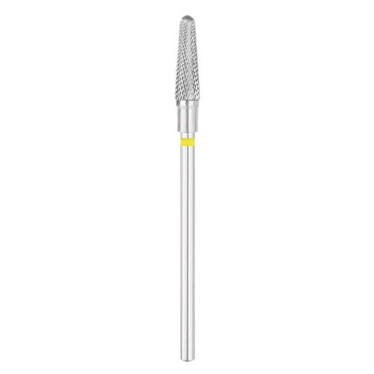 Fresa de carburo cónica Ø4.0 mm, grano muy fino - amarillo