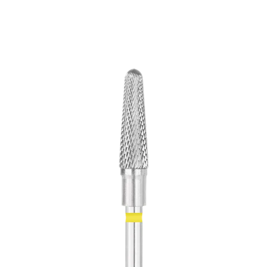 Fresa de carburo cónica Ø4.0 mm, grano muy fino - amarillo