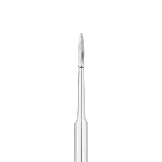 Fresa Profesional de Acero Inoxidable con Geometría Hexagonal para Limpieza Periungueal y Apto para Pie Diabético (Ø 1,2 mm × L 5,9 mm)
