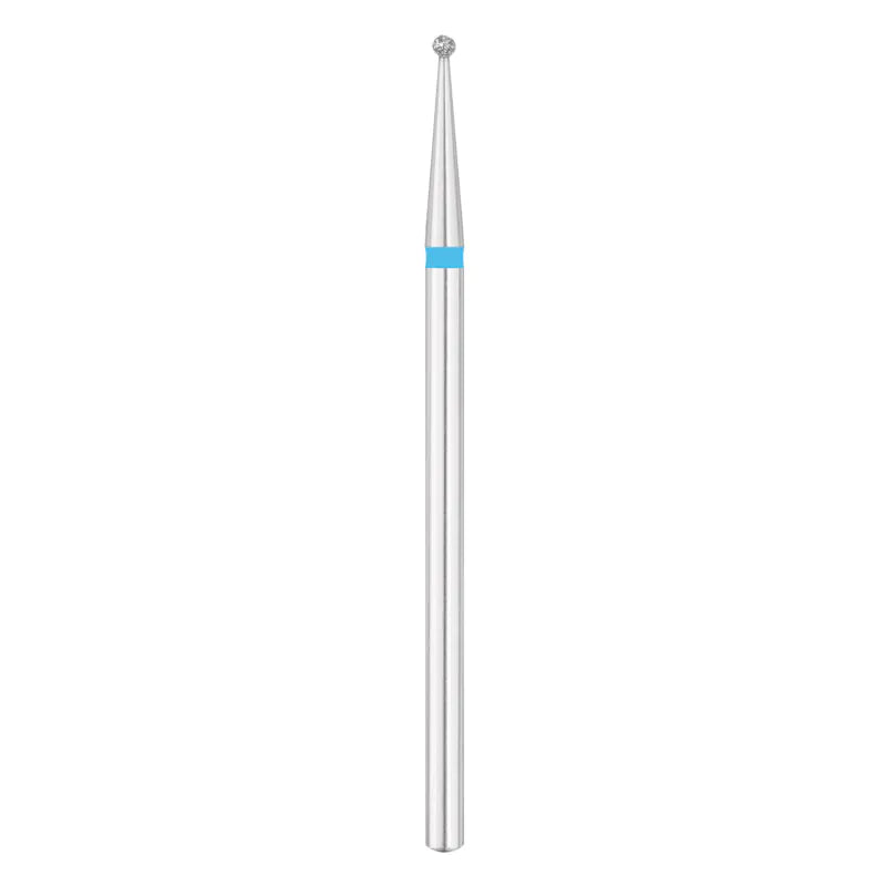 Fresas de Diamante EXO PRO Esfera Ø1.4 mm (Grano Medio - Azul) | Precisión Quirúrgica para Manicura Rusa y Cutículas