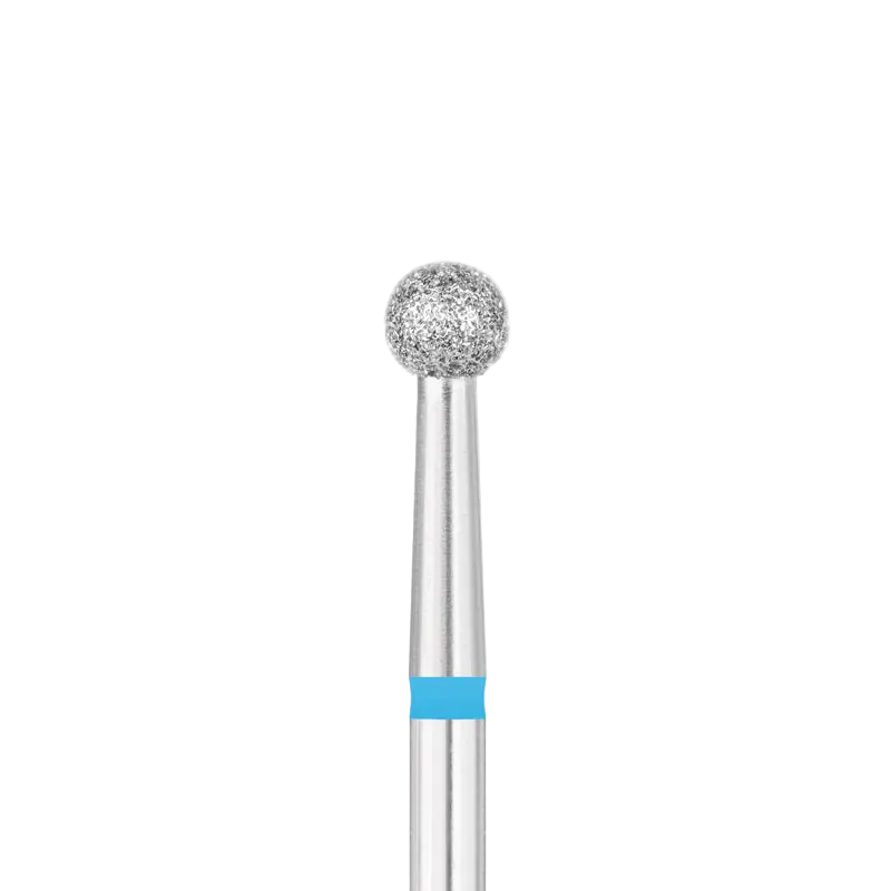 EXO PRO&nbsp;Fresa de Diamante Bola Ø3,5 mm (Grano Azul): Mayor Cobertura en Eponiquio, Grano Medio y Rotación Sin Vibraciones