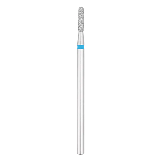 Fresa de diamante cilíndrica redondeada Ø1.8 mm, grano medio - azul