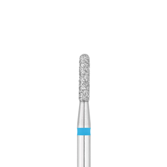 Fresa de diamante cilíndrica redondeada Ø1.8 mm, grano medio - azul