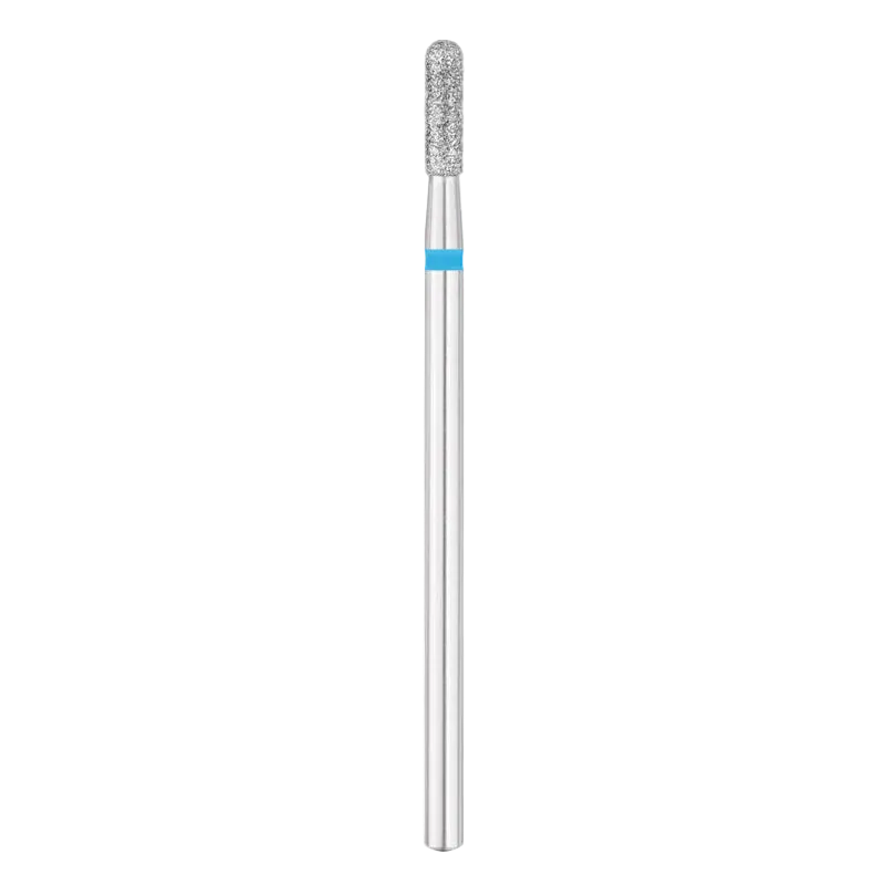 EXO PRO&nbsp;Fresa de Diamante Cilindro Redondeado Grano Medio (Azul) para Manicura y Pedicura