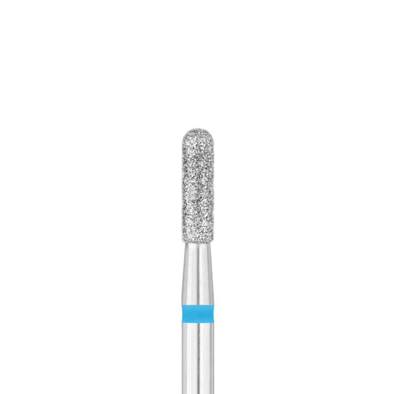 EXO PRO&nbsp;Fresa de Diamante Cilindro Redondeado Grano Medio (Azul) para Manicura y Pedicura