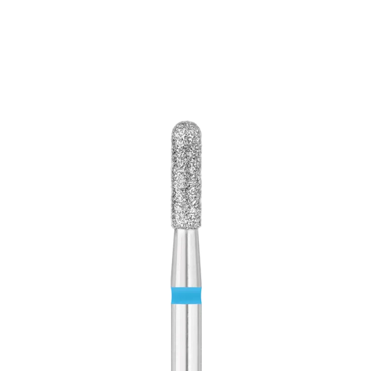 EXO PRO&nbsp;Fresa de Diamante Cilindro Redondeado Grano Medio (Azul) para Manicura y Pedicura