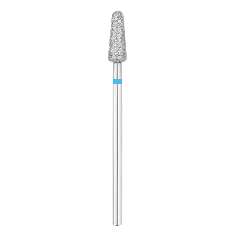 Broca Profesional en Forma de Gota Redondeada para Retirada Rápida, Modelado y Eliminación de Durezas&nbsp;(Ø 4,5 mm, Grano Medio - Azul)