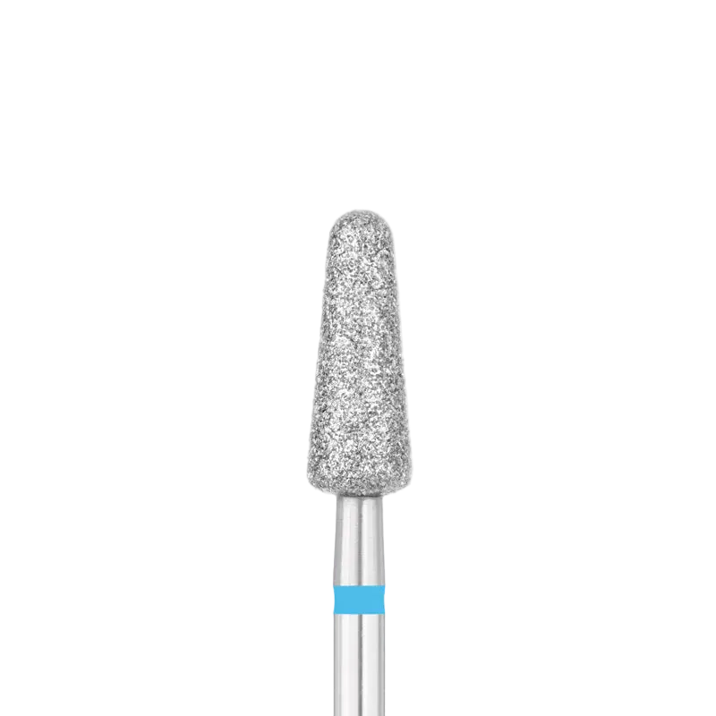 Broca Profesional en Forma de Gota Redondeada para Retirada Rápida, Modelado y Eliminación de Durezas&nbsp;(Ø 4,5 mm, Grano Medio - Azul)