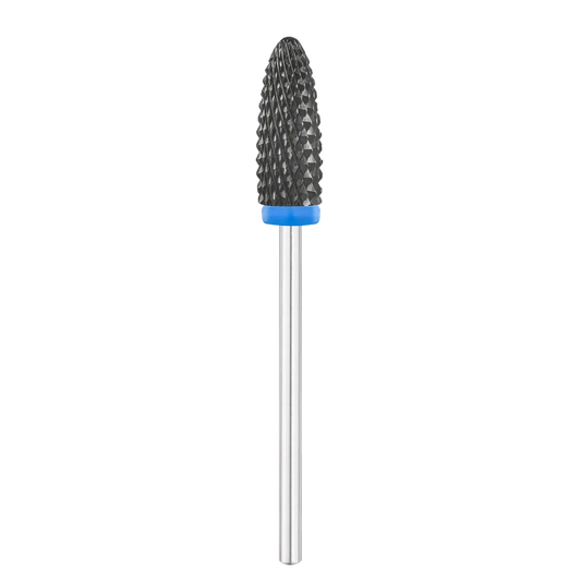 Broca Profesional en Óxido de Circonio para Eliminación Rápida de Geles, Acrílicos y Esmalte Híbrido (Ø 6,0 mm,&nbsp;Grano Medio - Azul)