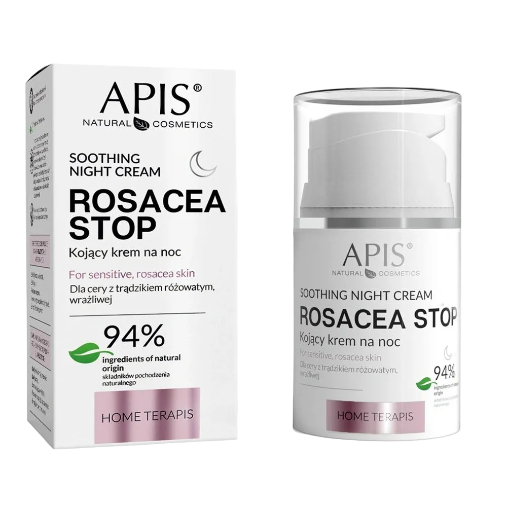 Crema de Noche Calmante ROSACEA-STOP Home terApis – Cuidado Intensivo para Piel Sensible