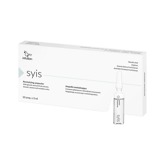 Ampollas revitalizantes con ácido glicólico 10 x 3 ml SYIS