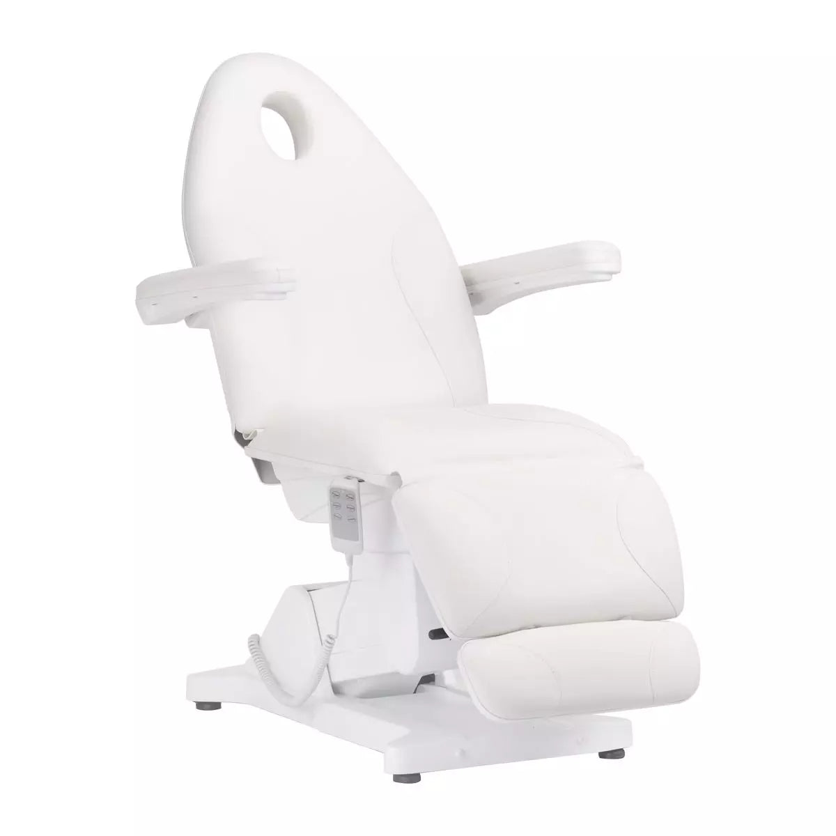 Sillón eléctrico de 3 motores blanco