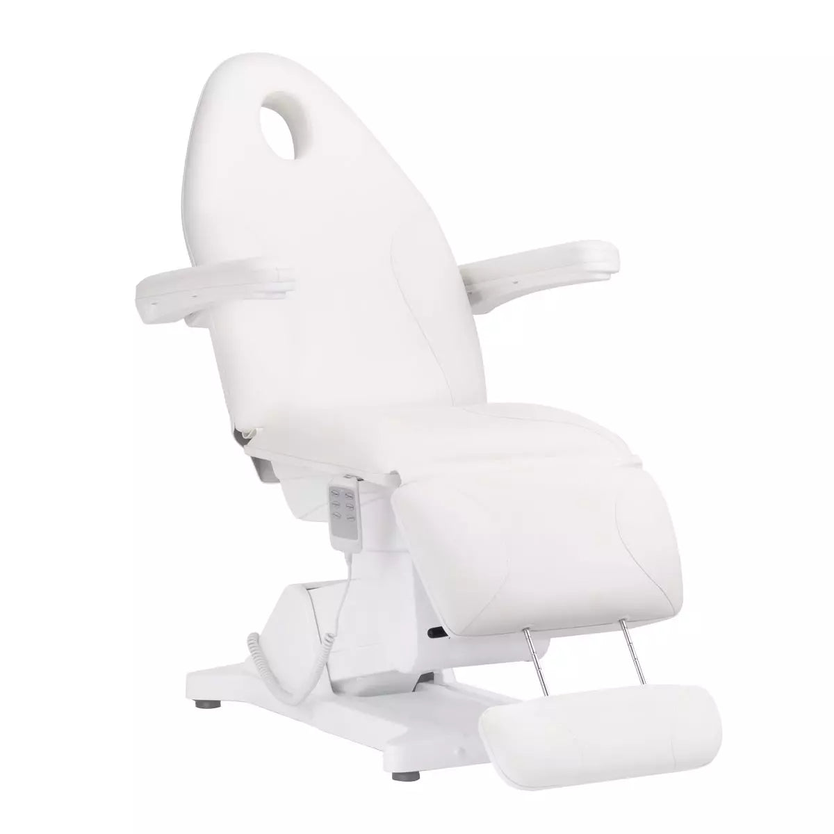 Sillón eléctrico de 3 motores blanco