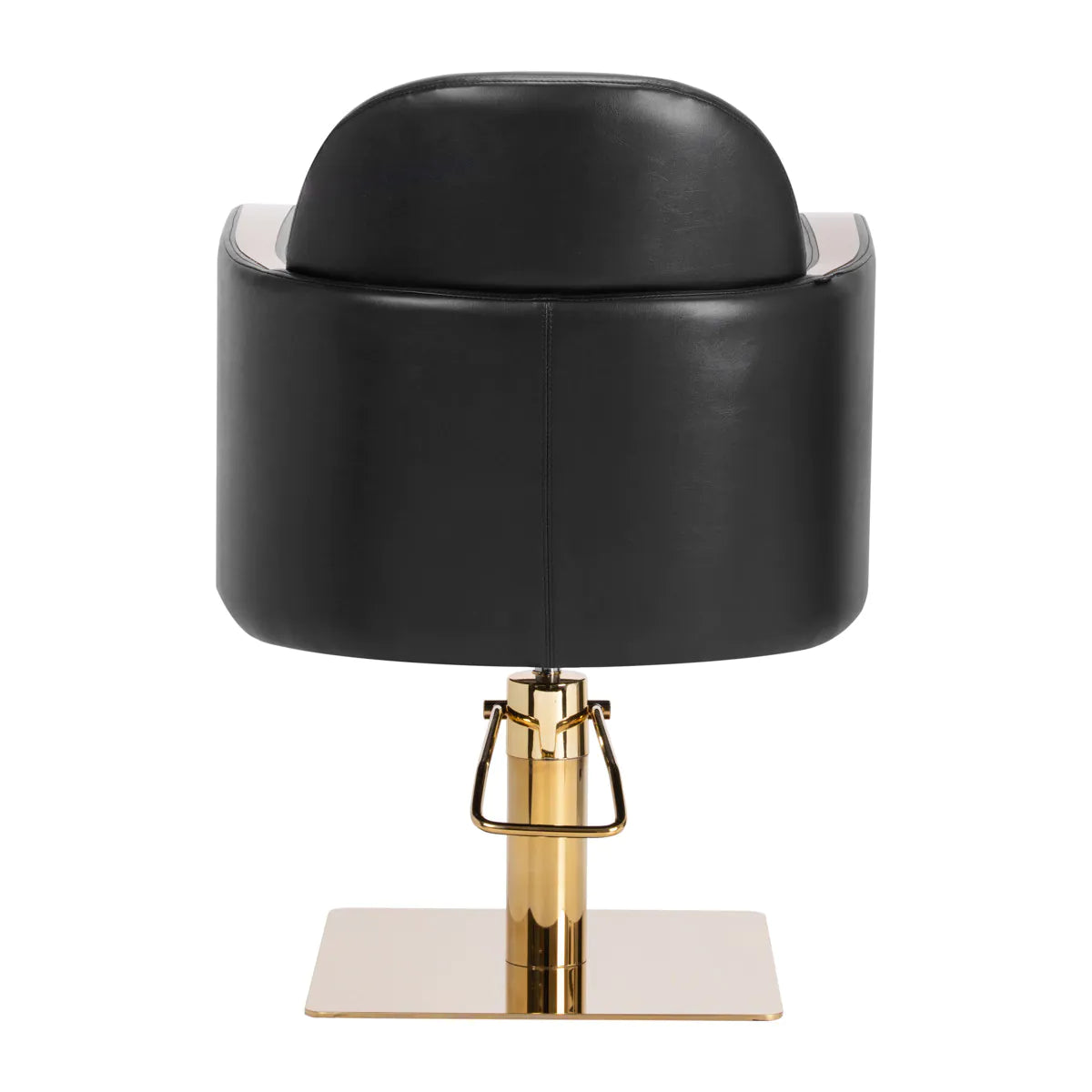 Fauteuil de coiffure Gabbiano Malaga or noir
