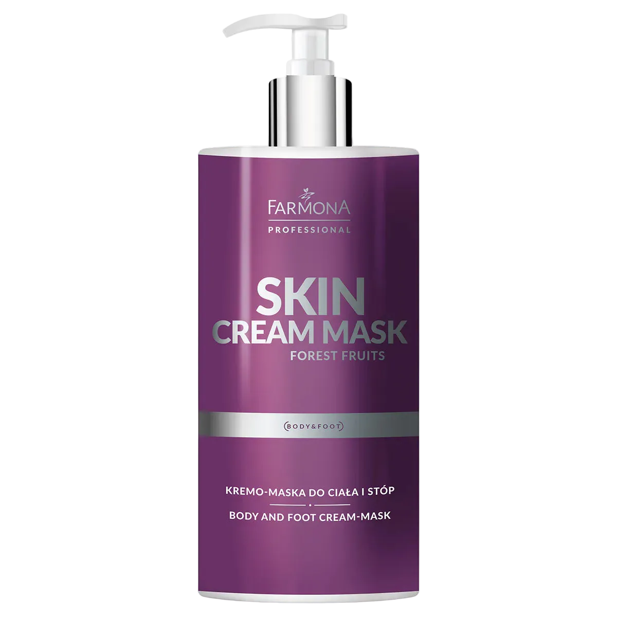Farmona Skin Cream Mask – Mascarilla en Crema Profesional "Forest Fruits" para Cuerpo y Pies, 500 ml