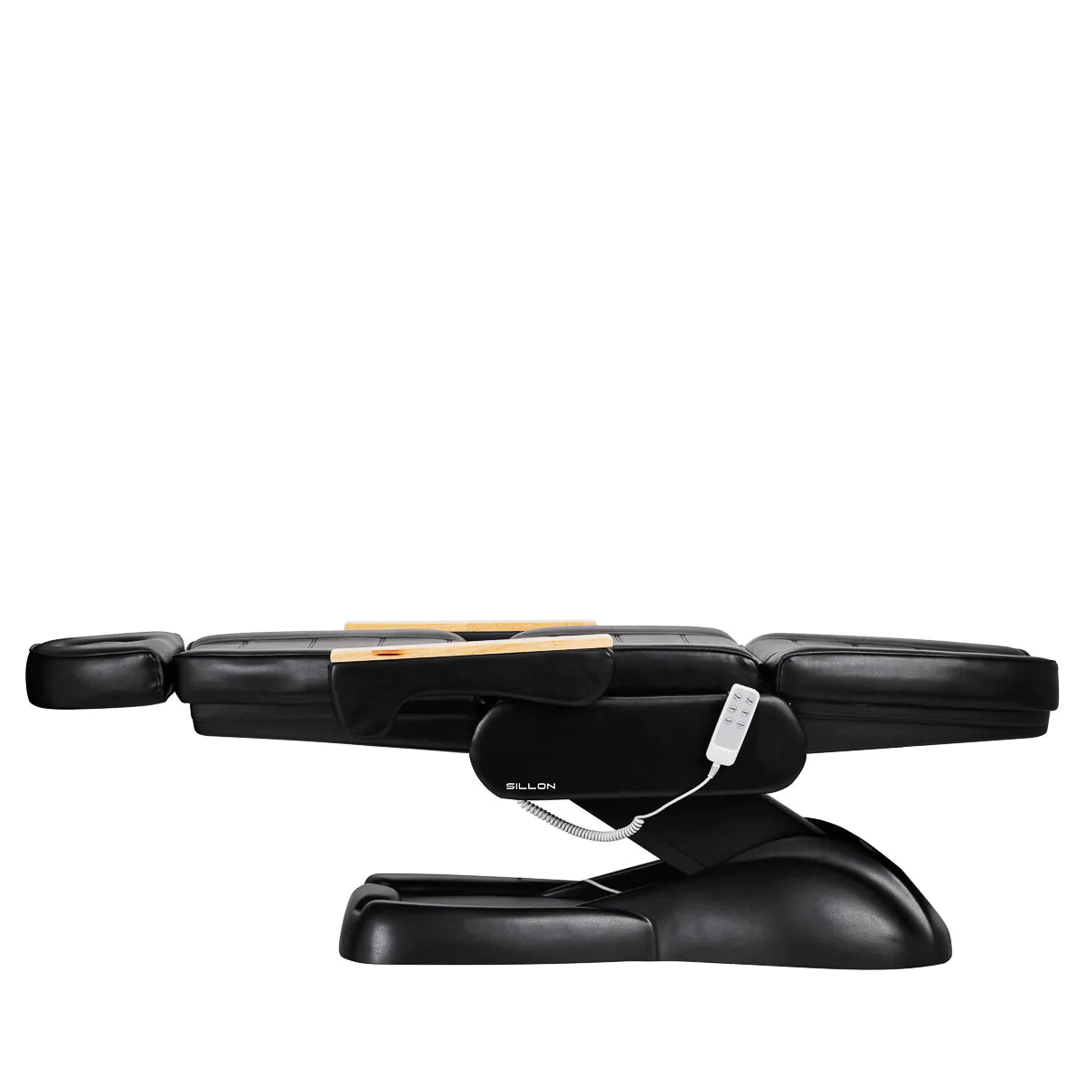 Camilla de Estética Eléctrica de 3 motores, mod. Lux 273B: Máxima Estabilidad, Tapizado Premium Negro y Versatilidad Multiservicio