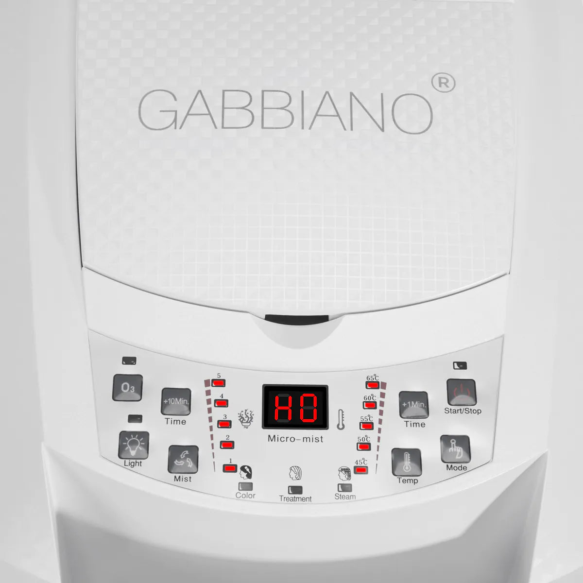 Gabbiano casque-vapeur sur pied 408D blanc avec ozone actif
