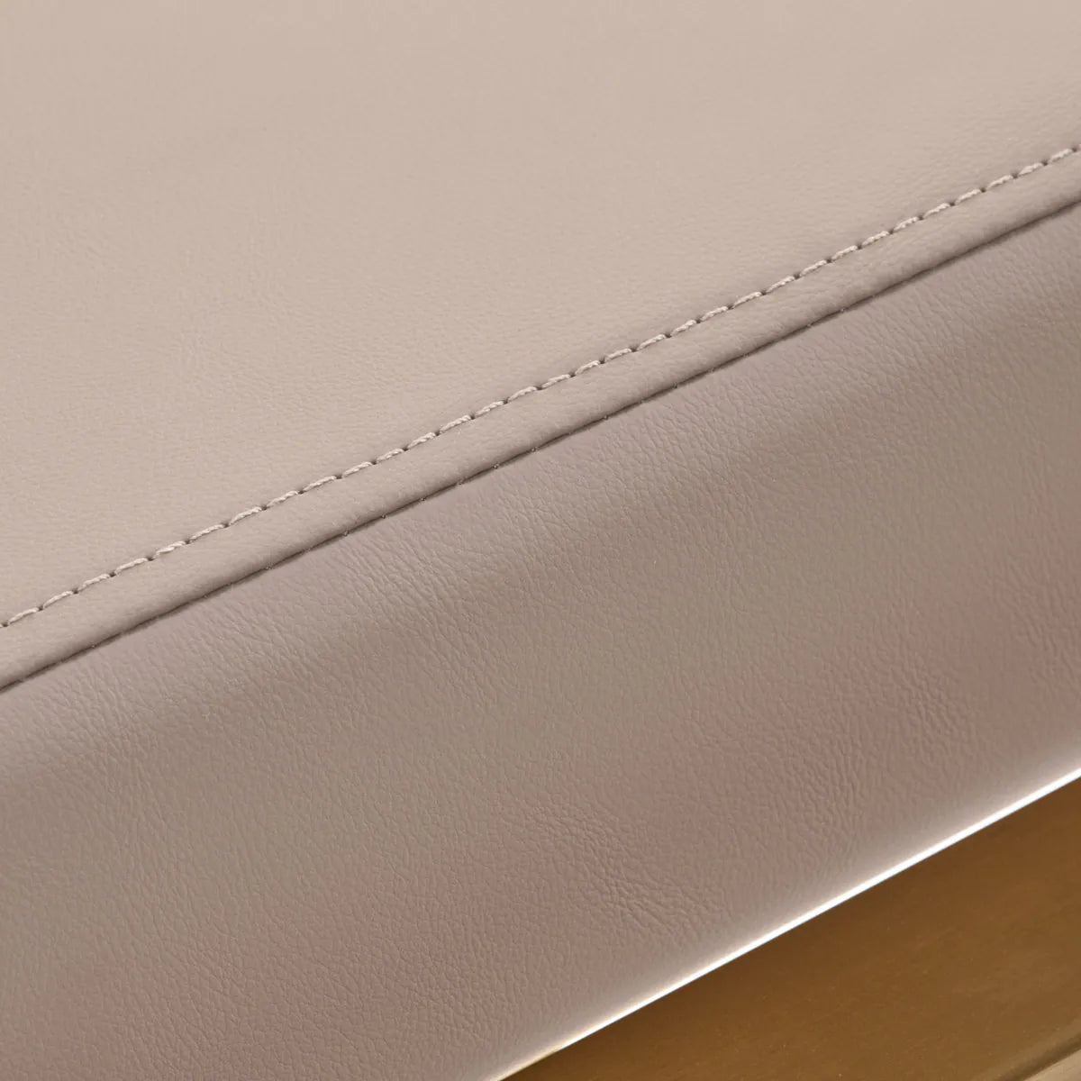 Sillón de peluquería Porto beige y dorado