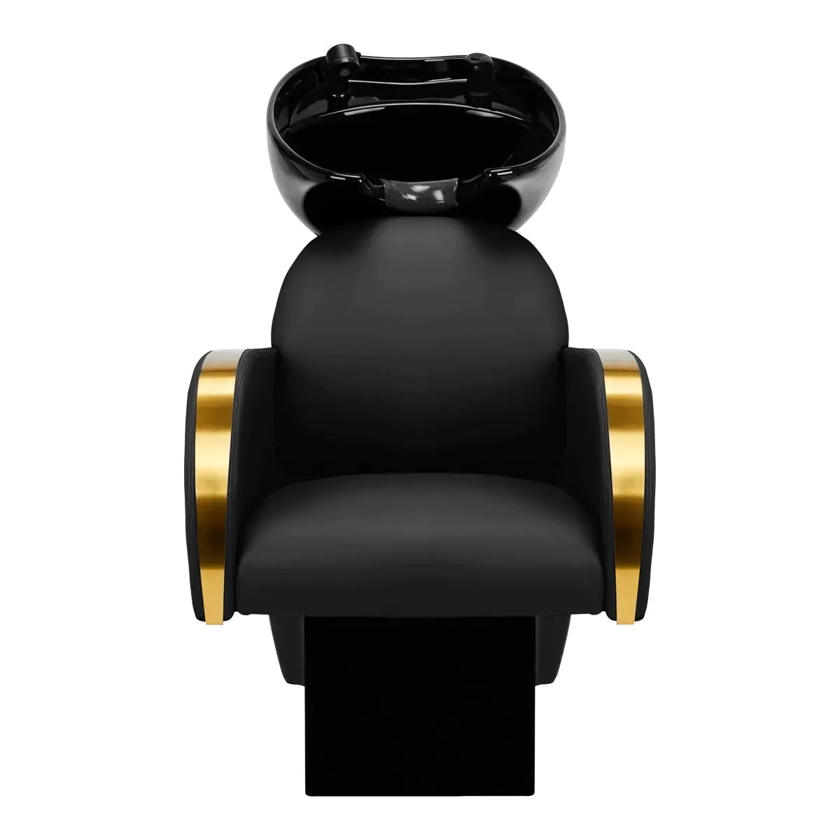 Gabbiano hairdressing wash unit Malaga gold and black 