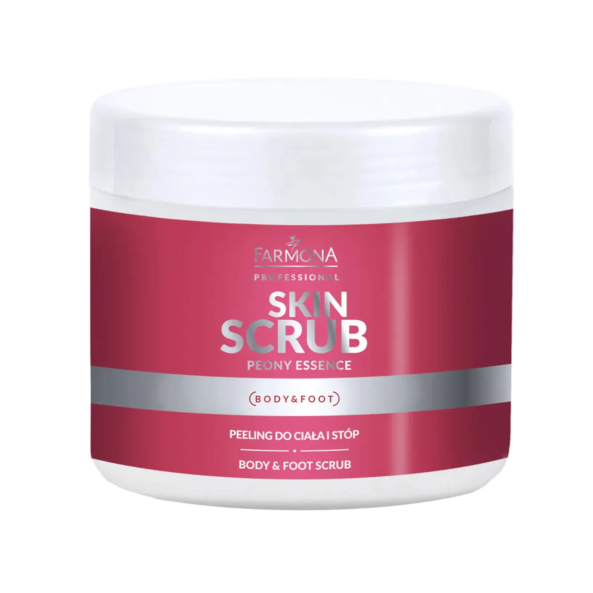 Exfoliante para cuerpo y pies con extracto de peonía, 500 g