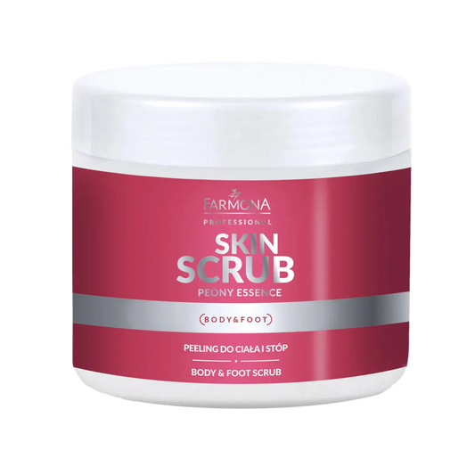 Exfoliante para cuerpo y pies con extracto de peonía, 500 g