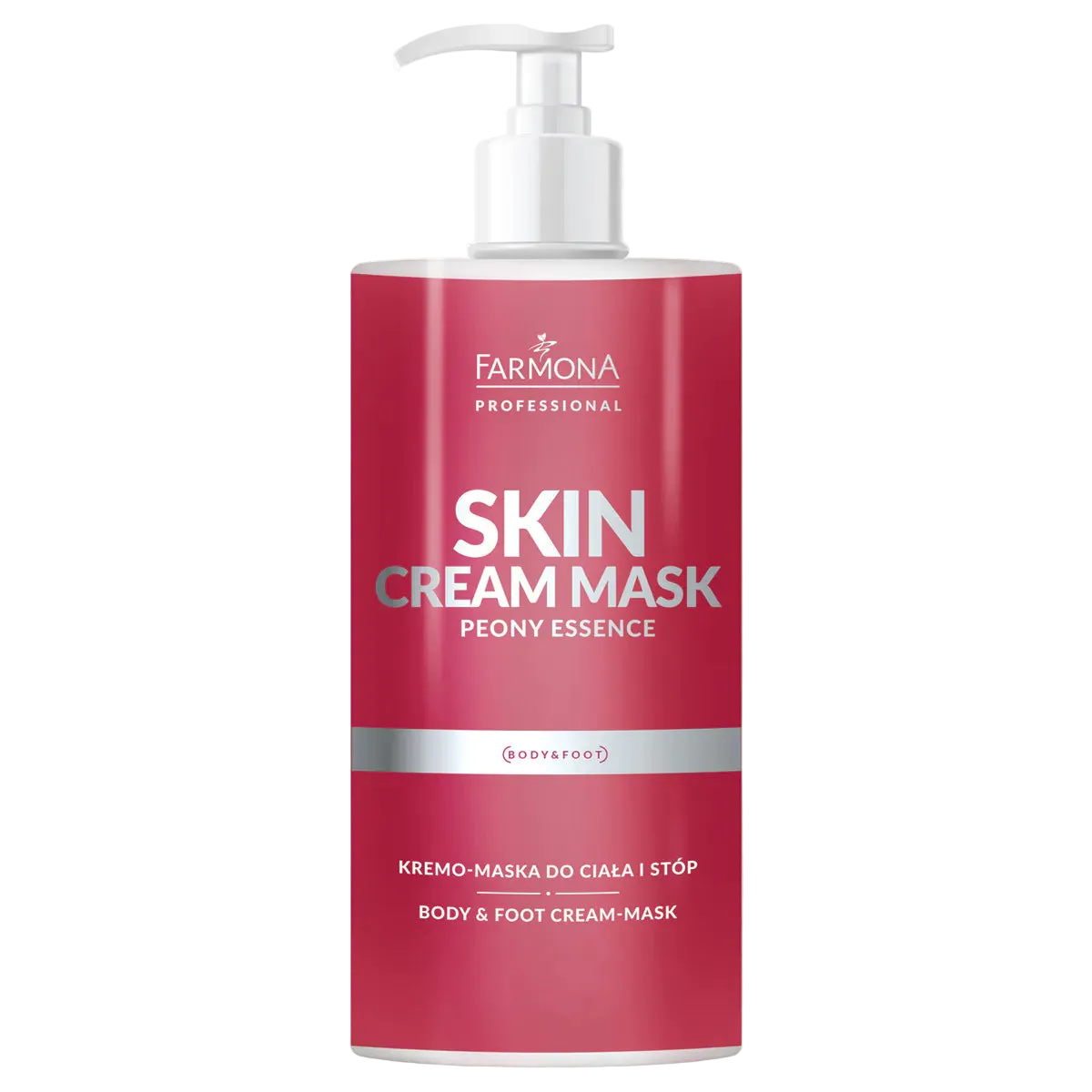 Farmona Skin Cream Mask – Mascarilla en Crema Profesional "Peony Essence" para Cuerpo y Pies, 500 ml
