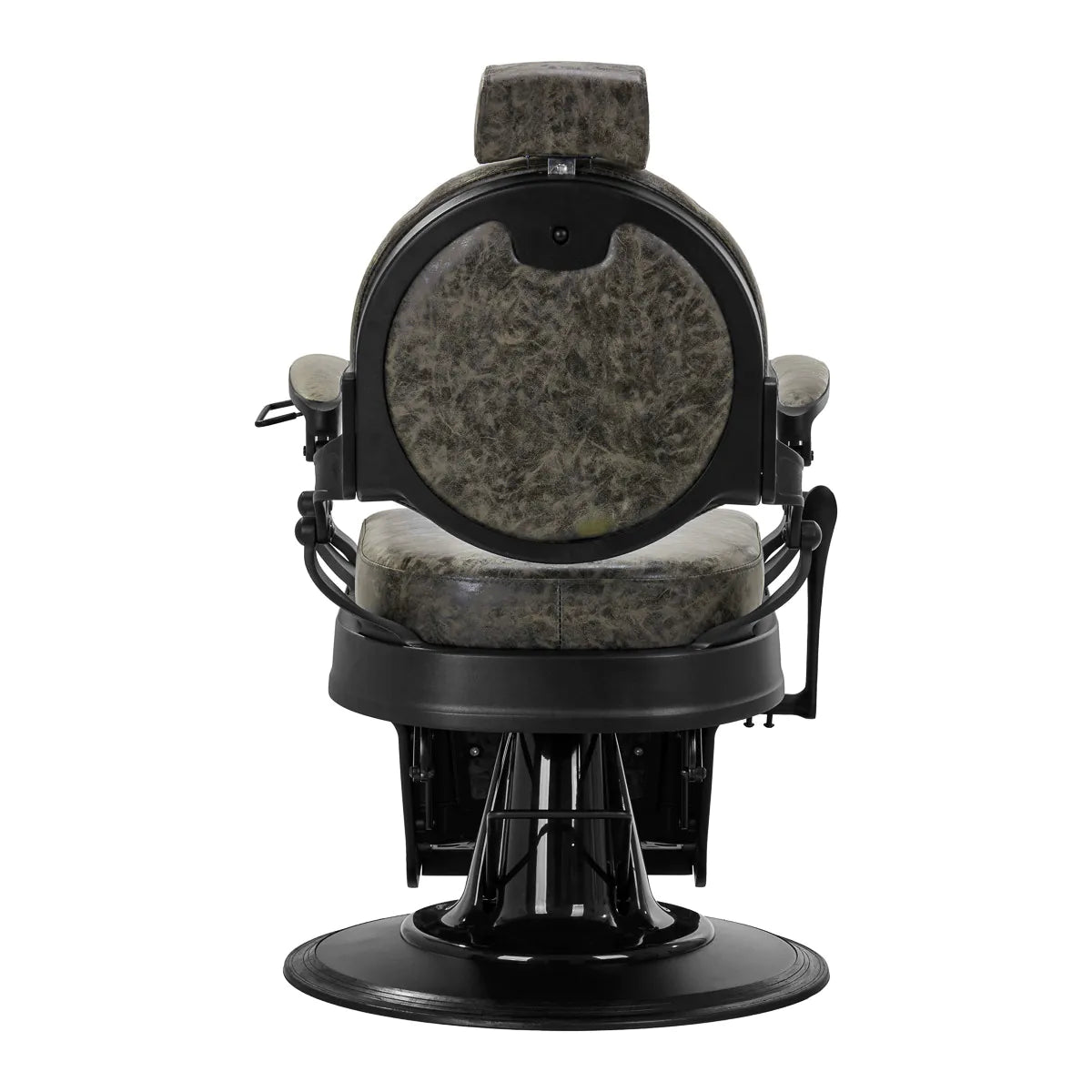 Barber chair President Old Leather Green 