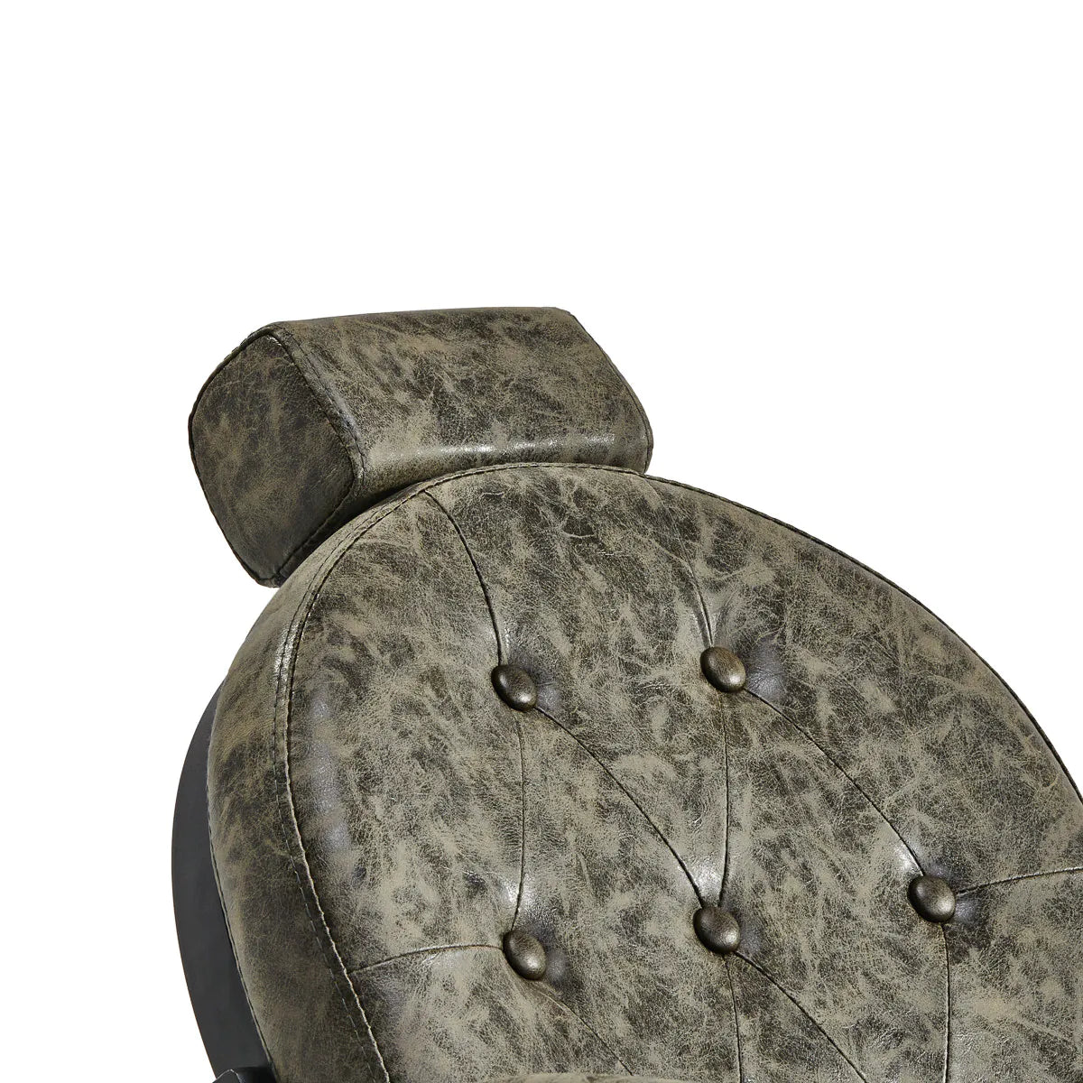 Barber chair President Old Leather Green 