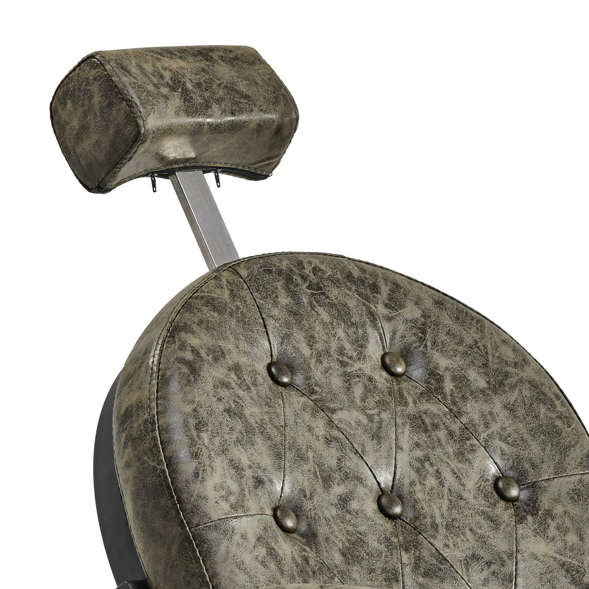 Barber chair President Old Leather Green 
