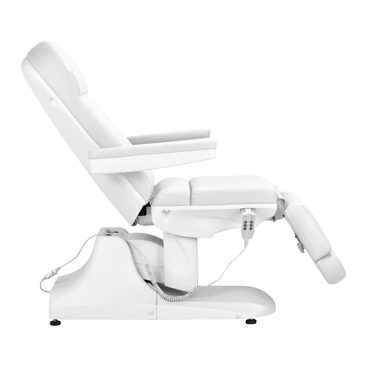 Camilla Multiajustable para Estética Azzurro 891: Regulación Electromecánica de Altura, Respaldo y Reposapiés para Máximo Confort