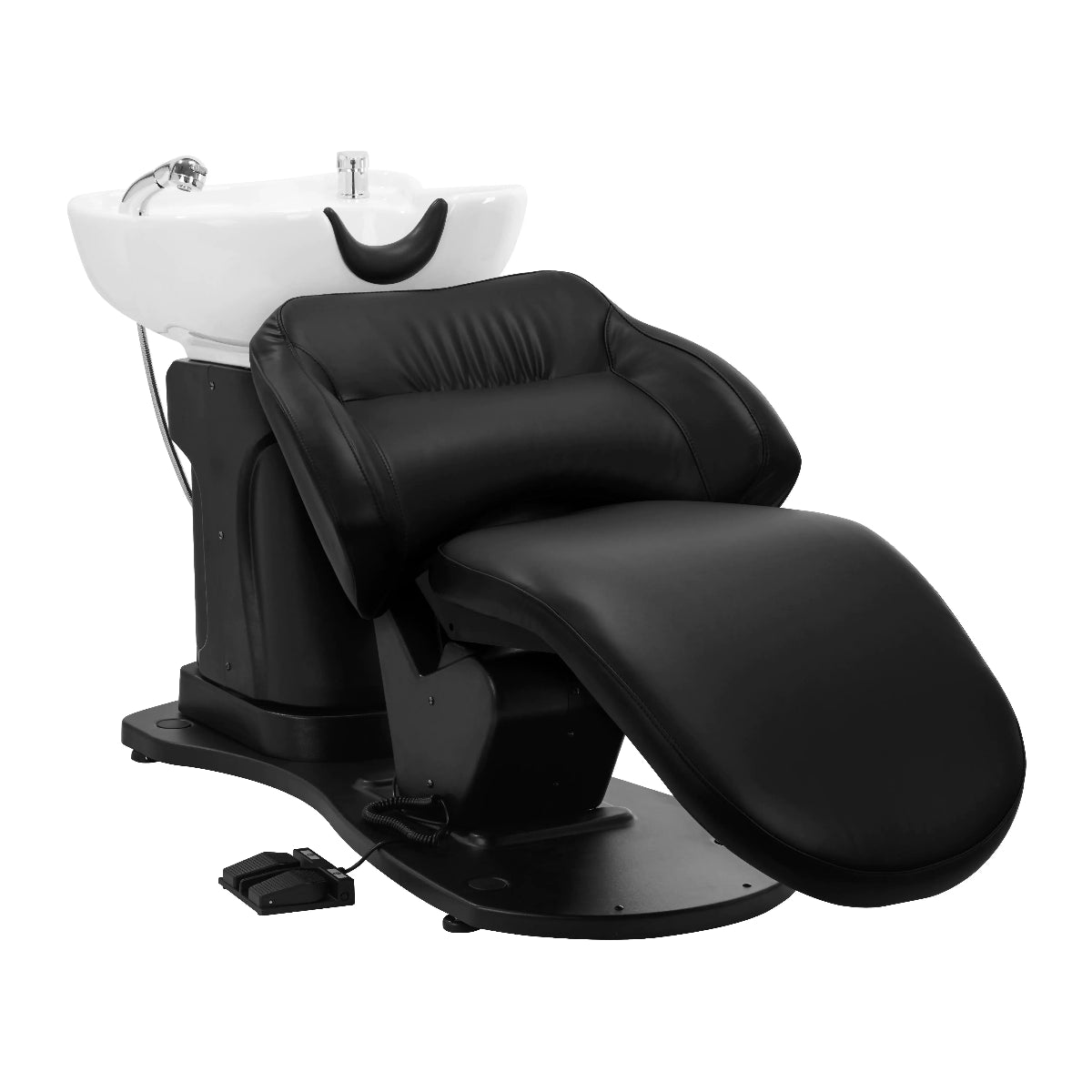 Bac de lavage électrique pour coiffeur Gabbiano TRYCHO noir