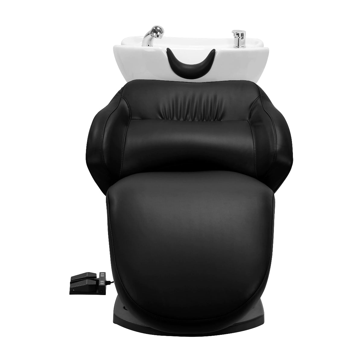 Bac de lavage électrique pour coiffeur Gabbiano TRYCHO noir