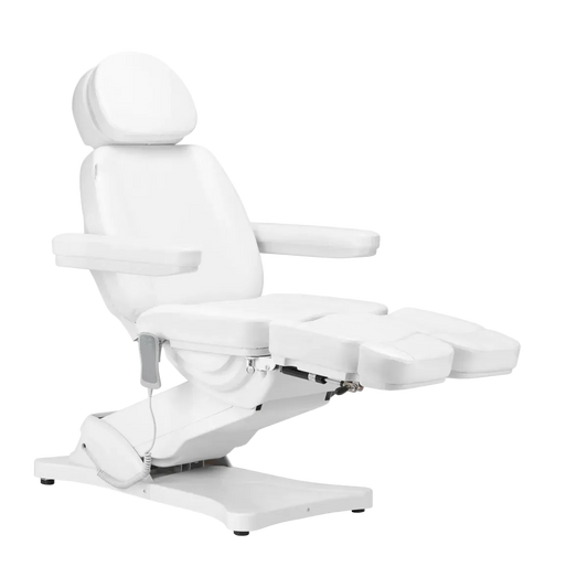 Sillón BLANCO aeléctrico Classic de pedicura con 2 motores