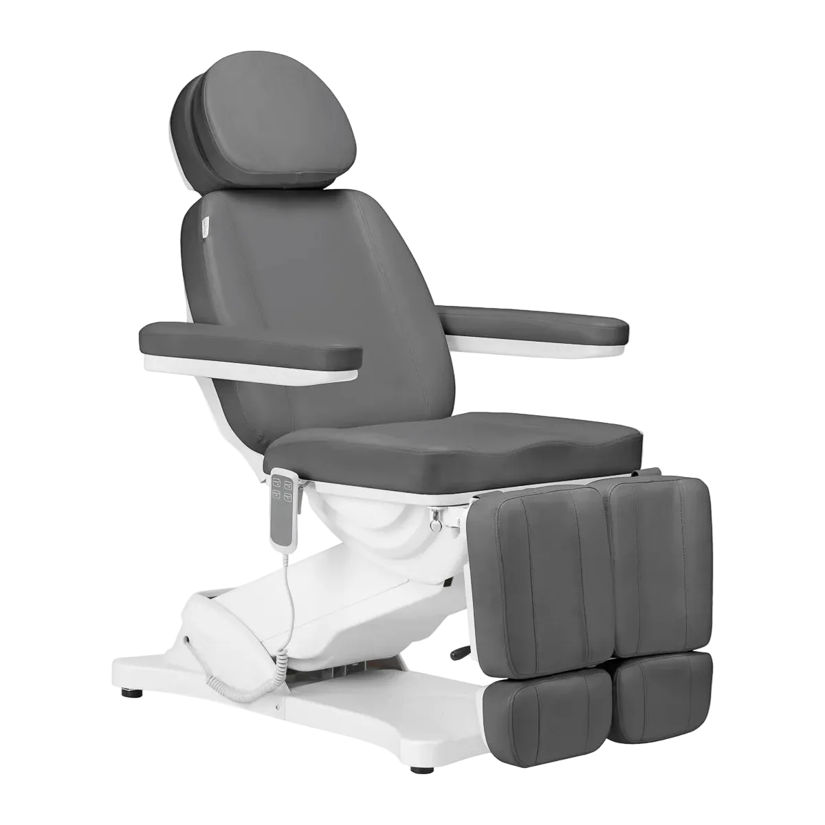 Sillón GRIS eléctrico Classic de pedicura con 2 motores