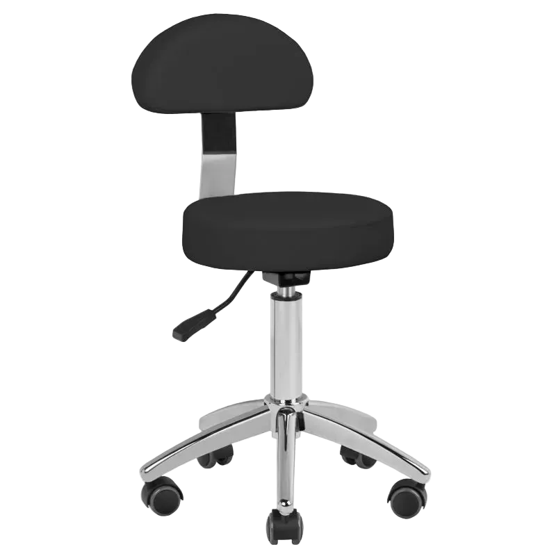 Set Profesional de Cabina Estético-Médica: Camilla Motorizada Multiajustable y Taburete Rodante de Postura Ergonómica
