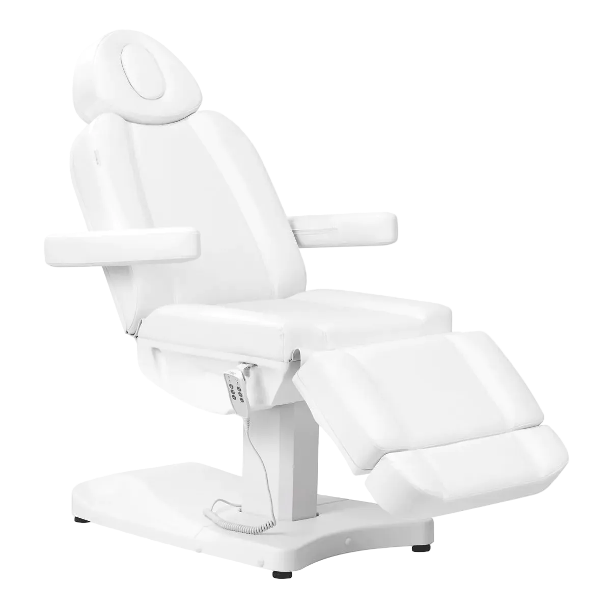 Sillón Eléctrico de Estética Azzurro 803D: 3 Motores, Control Dual por Mando y Pedal, y Máxima Ergonomía