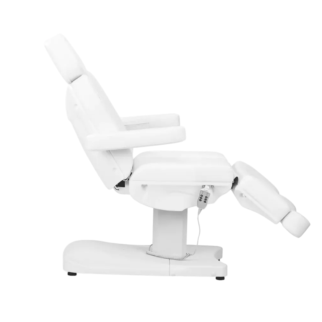 Sillón Eléctrico de Estética Azzurro 803D: 3 Motores, Control Dual por Mando y Pedal, y Máxima Ergonomía