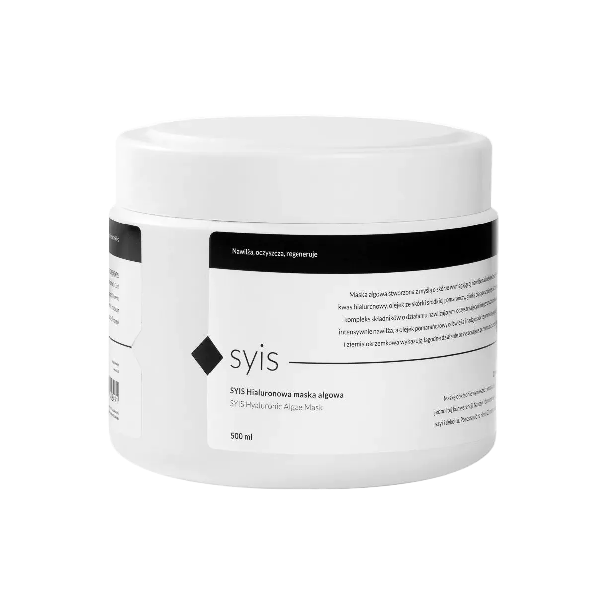Mascarilla de algas con ácido hialurónico 500 ml SYIS