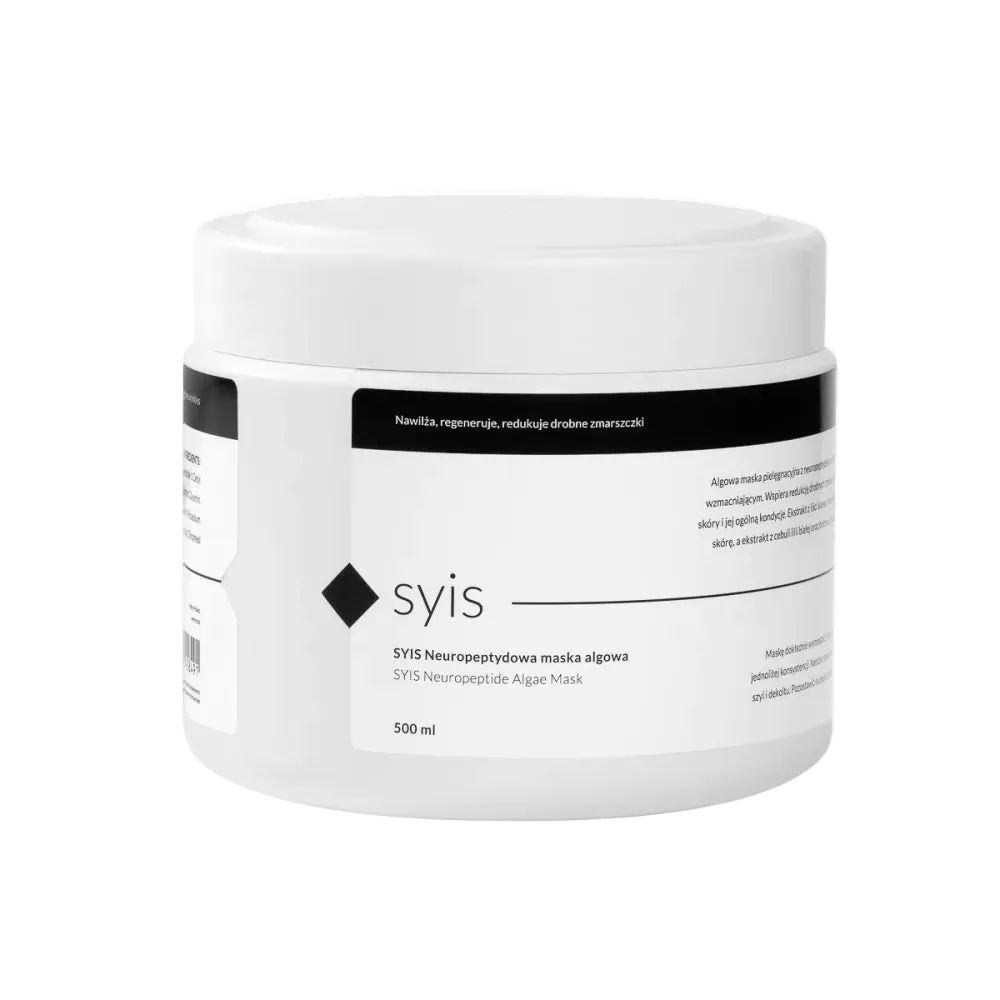 SYIS Professional – Mascarilla de Algas Plástica Rejuvenecedora con Neuropeptidos, 500 ml