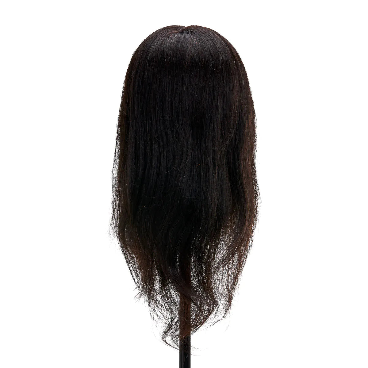 Gabbiano WZ1 hairdressing training head, natural hair, color 1#, length 16" 