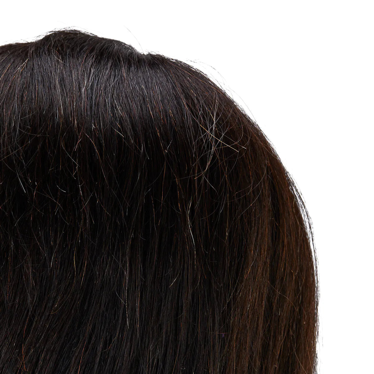 Gabbiano WZ1 hairdressing training head, natural hair, color 1#, length 16" 