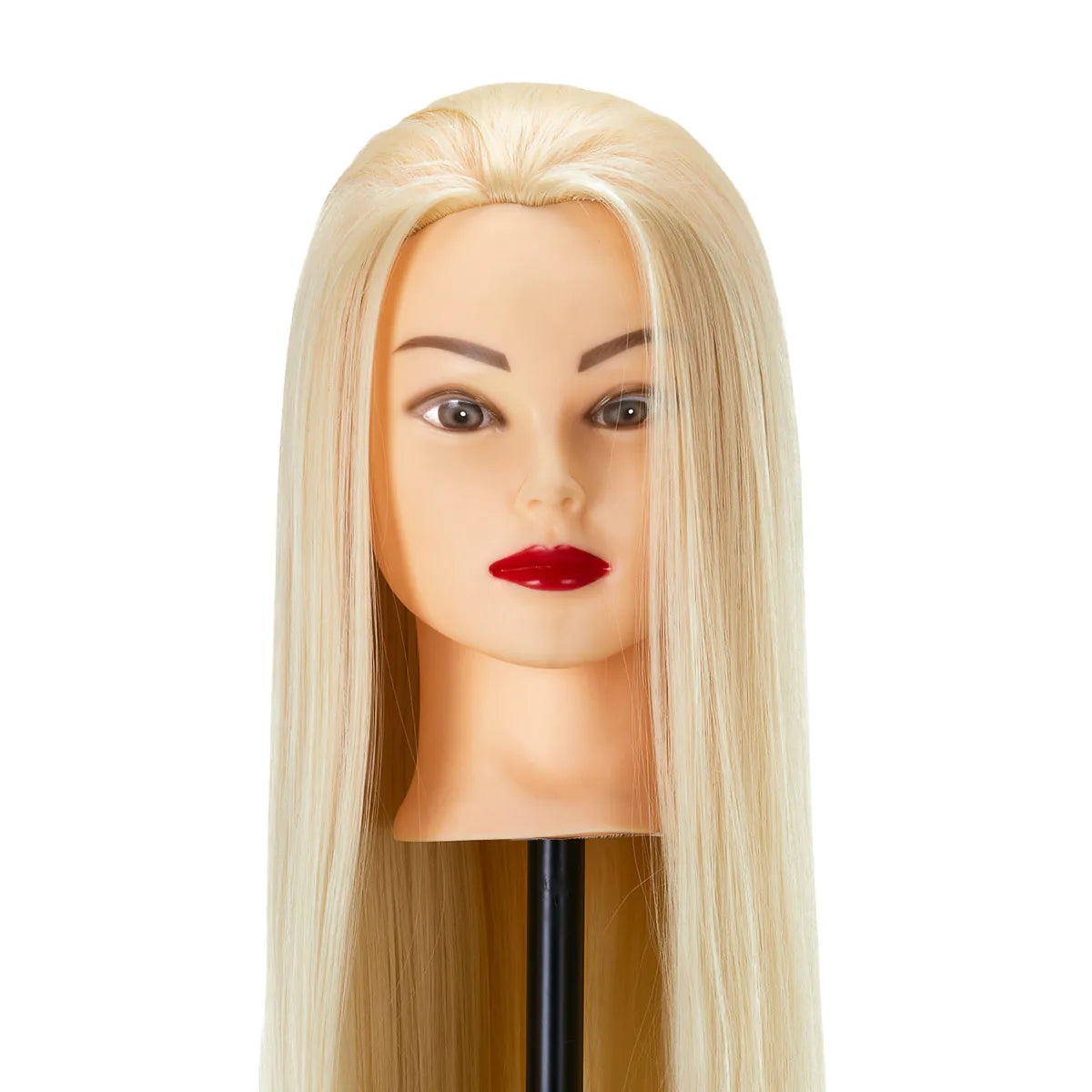 Cabeza de Prácticas Femenina Gabbiano WZ2 en Tono Rubio: Maniquí Profesional para Peluquería (60 cm)