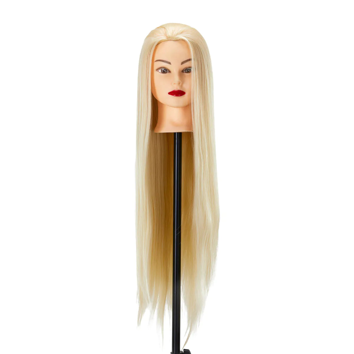 Gabbiano WZ2 hairdressing training head, synthetic hair, color 613#, length 24" 