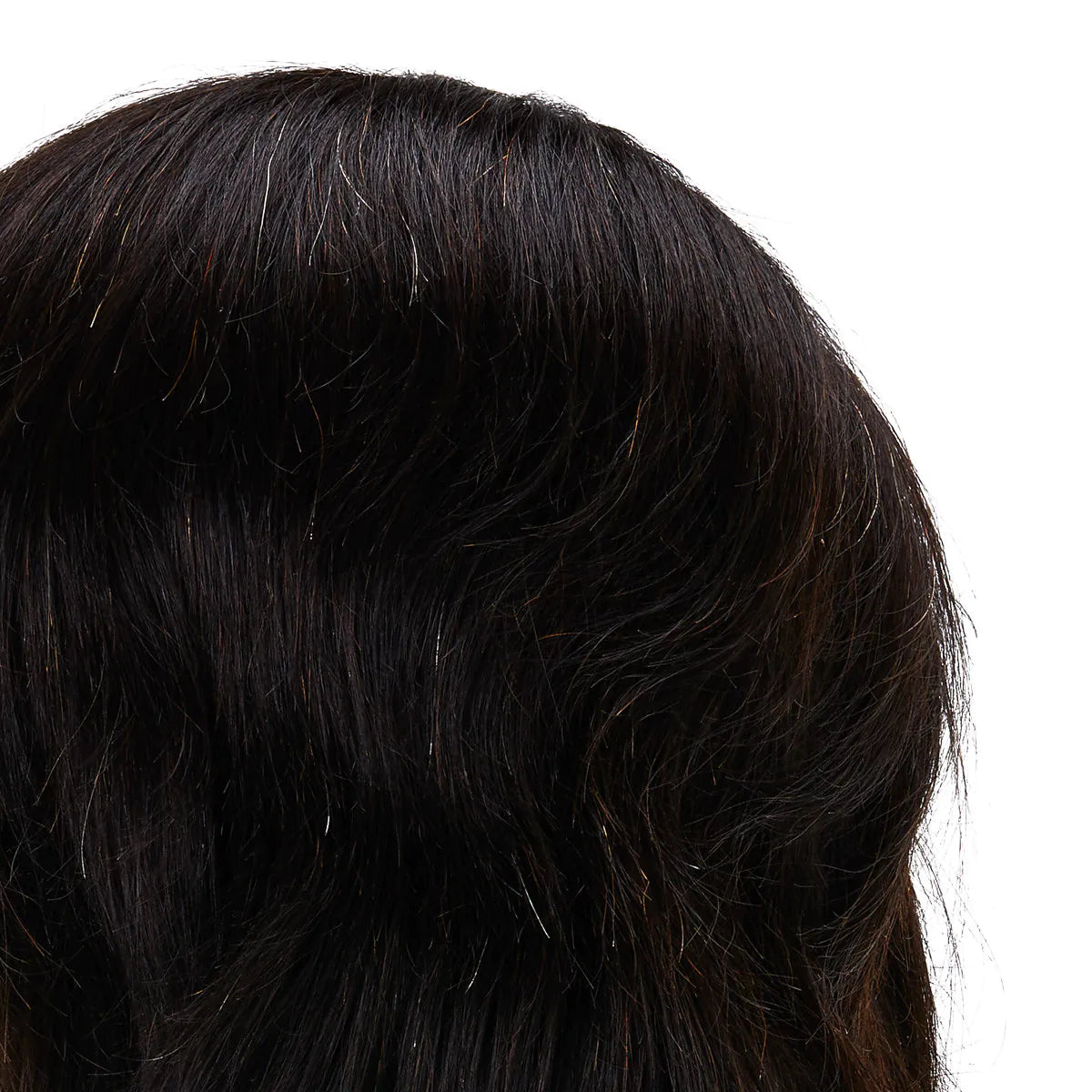 Gabbiano WZ3 hairdressing training head, natural hair, color 1#, length 8" 