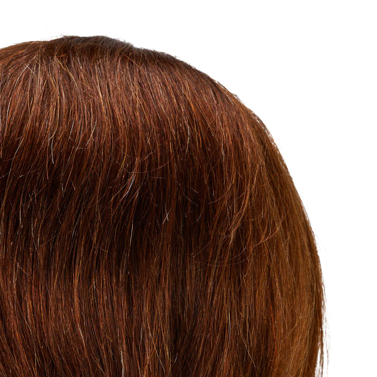Gabbiano WZ4 training head with beard, natural hair, color 4#, length 8"+6" 